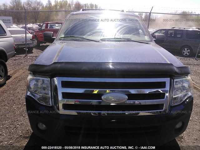 1FMFU16577LA99508 - 2007 FORD EXPEDITION XLT ლურჯი ფოტო 6