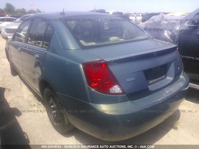 1G8AJ55F76Z166090 - 2006 SATURN ION LEVEL 2 GREEN photo 3