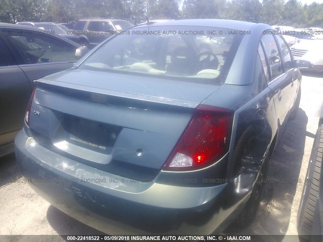 1G8AJ55F76Z166090 - 2006 SATURN ION LEVEL 2 GREEN photo 4