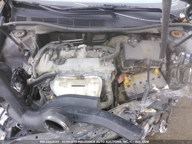 4T4BF1FK2DR330194 - 2013 TOYOTA CAMRY L/SE/LE/XLE GRAY photo 10