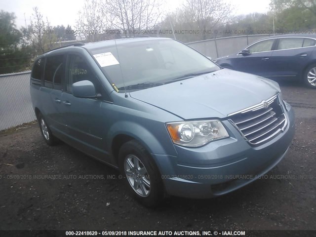 2A4RR5D15AR479367 - 2010 CHRYSLER TOWN & COUNTRY TOURING BLUE photo 1