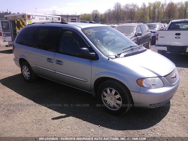 2C4GP54L54R592082 - 2004 CHRYSLER TOWN & COUNTRY TOURING BLUE photo 1