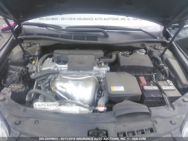 4T1BF1FK0GU546866 - 2016 TOYOTA CAMRY LE/XLE/SE/XSE BLUE photo 10