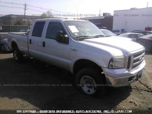 1FTWW31505ED25178 - 2005 FORD F350 SRW SUPER DUTY SILVER photo 1