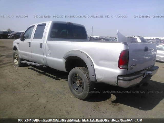 1FTWW31505ED25178 - 2005 FORD F350 SRW SUPER DUTY SILVER photo 3