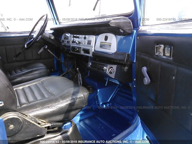 FJ40940665 - 1985 TOYOTA LAND CRUISER FJ40 BLUE photo 5