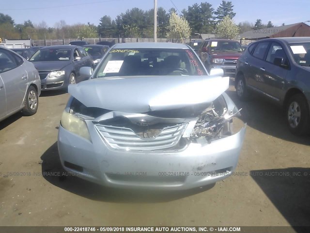 4T1BE46K57U546124 - 2007 TOYOTA CAMRY NEW GENERAT CE/LE/XLE/SE Light Blue photo 6