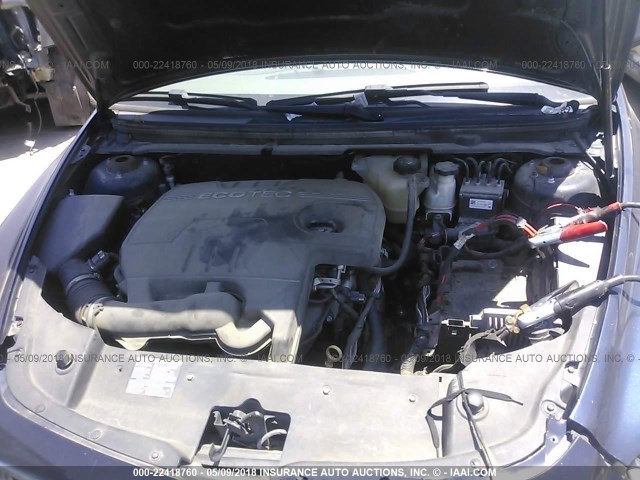 1G1ZA5E07A4100271 - 2010 CHEVROLET MALIBU LS 蓝色 照片 10