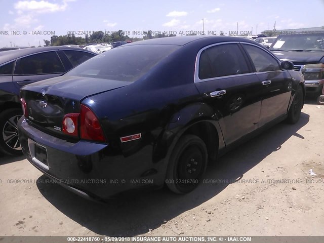 1G1ZA5E07A4100271 - 2010 CHEVROLET MALIBU LS 蓝色 照片 4