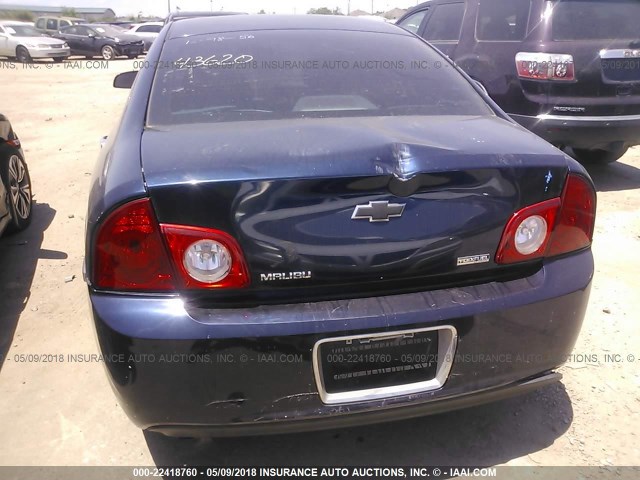 1G1ZA5E07A4100271 - 2010 CHEVROLET MALIBU LS 蓝色 照片 6