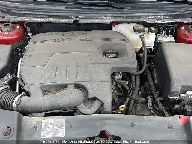 1G1ZC5E04CF358796 - 2012 CHEVROLET MALIBU 1LT 红色 照片 10