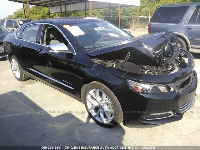 2G1125S36J9135390 - 2018 CHEVROLET IMPALA PREMIER BLACK photo 1