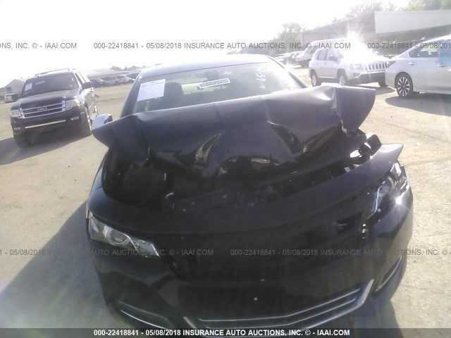 2G1125S36J9135390 - 2018 CHEVROLET IMPALA PREMIER BLACK photo 6