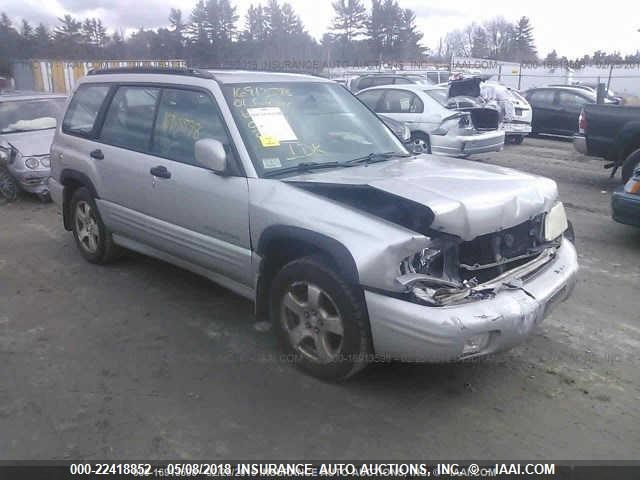 JF1SF65621G709406 - 2001 SUBARU FORESTER S Gümüş foto 1