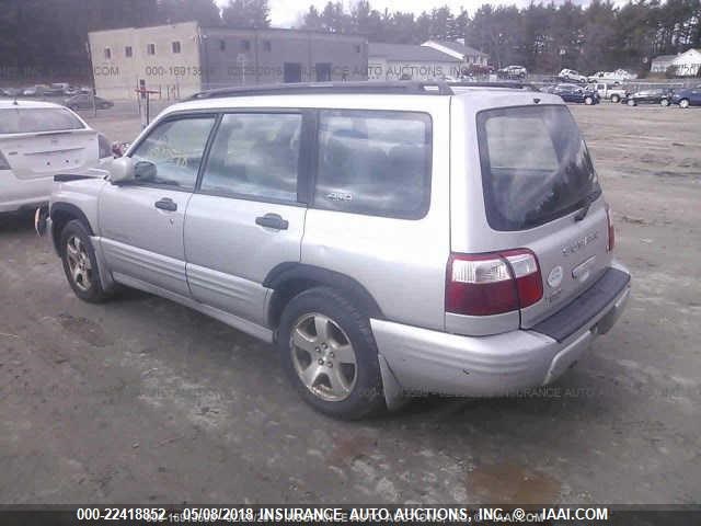 JF1SF65621G709406 - 2001 SUBARU FORESTER S Gümüş foto 3