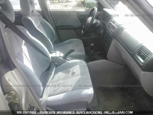 JF1SF65621G709406 - 2001 SUBARU FORESTER S Gümüş foto 5