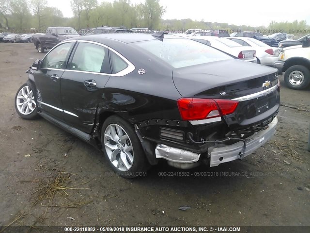 2G1145S31H9162789 - 2017 CHEVROLET IMPALA PREMIER BLACK photo 3