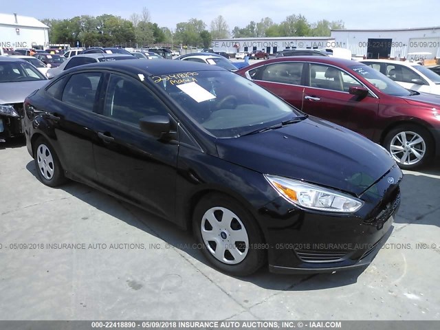 1FADP3E22GL280074 - 2016 FORD FOCUS S BLACK photo 1