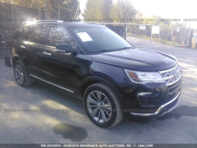 1FM5K8F81JGA15090 - 2018 FORD EXPLORER LIMITED 黑色 照片 1
