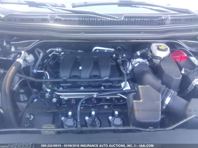 1FM5K8F81JGA15090 - 2018 FORD EXPLORER LIMITED 黑色 照片 10