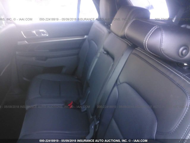 1FM5K8F81JGA15090 - 2018 FORD EXPLORER LIMITED 黑色 照片 8