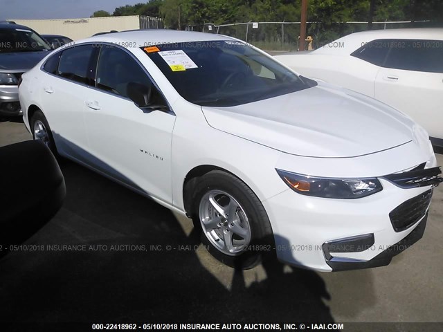 1G1ZB5ST4JF205639 - 2018 CHEVROLET MALIBU LS 白色 照片 1