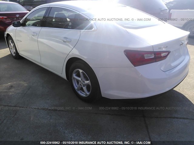 1G1ZB5ST4JF205639 - 2018 CHEVROLET MALIBU LS 白色 照片 3