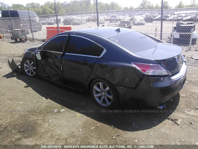 19UUA8F55DA006135 - 2013 ACURA TL TECH GRAY photo 3