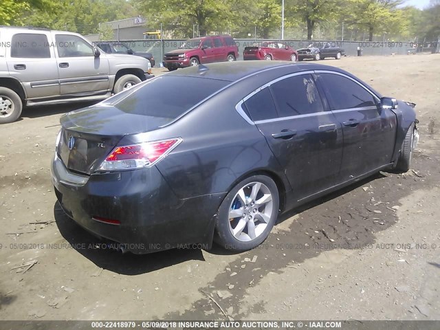 19UUA8F55DA006135 - 2013 ACURA TL TECH GRAY photo 4