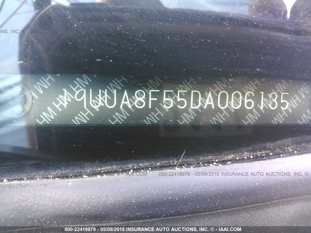 19UUA8F55DA006135 - 2013 ACURA TL TECH GRAY photo 9