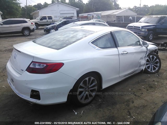 1HGCT2B85FA008103 - 2015 HONDA ACCORD EXL WHITE photo 4