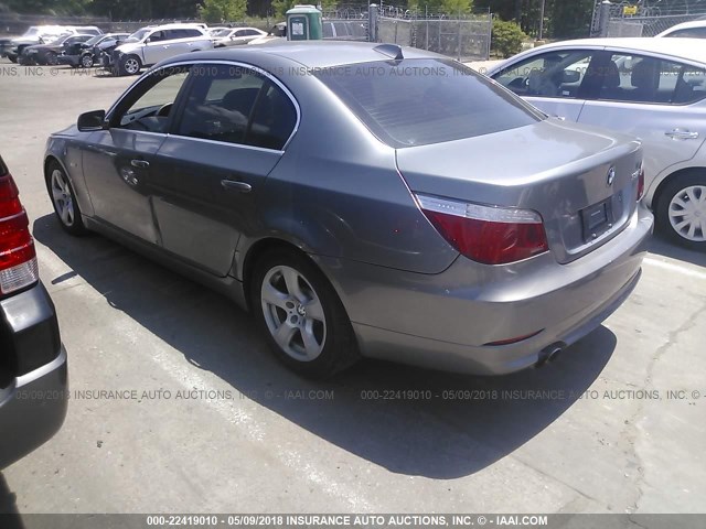 WBANW13508CZ76790 - 2008 BMW 535 I GRAY photo 3