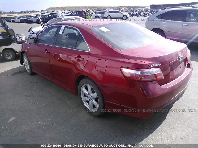 4T1BK46K18U056287 - 2008 TOYOTA CAMRY LE/XLE/SE 红色 照片 3