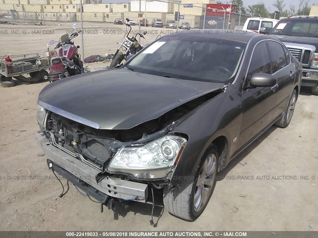 JNKAY01F27M457538 - 2007 INFINITI M35 SPORT GRAY photo 2