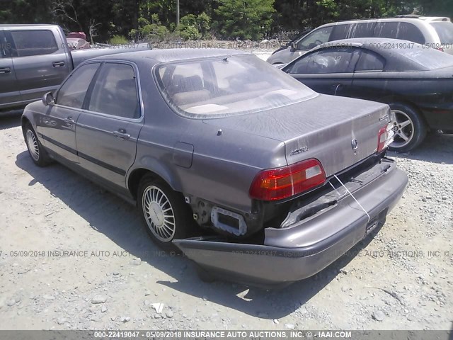 JH4KA7661MC027091 - 1991 ACURA LEGEND L TAN photo 3