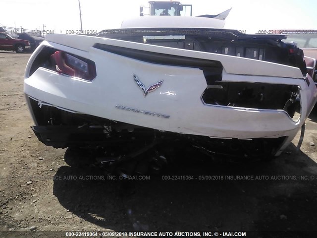 1G1YM2D78G5116336 - 2016 CHEVROLET CORVETTE STINGRAY/3LT/Z51 WHITE photo 6