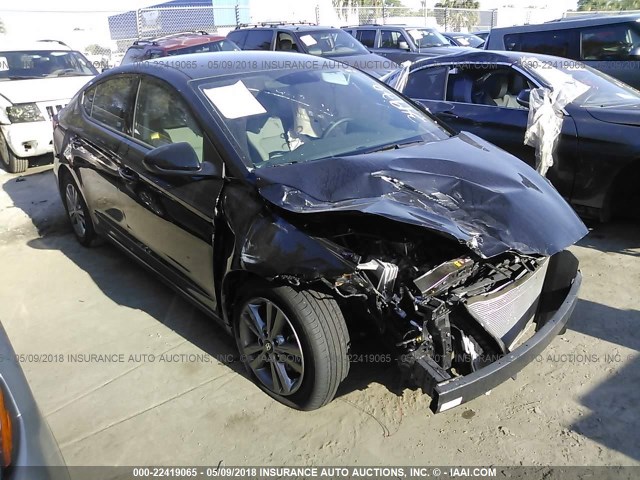 5NPD84LFXJH242025 - 2018 HYUNDAI ELANTRA SEL/VALUE/LIMITED BLACK photo 6