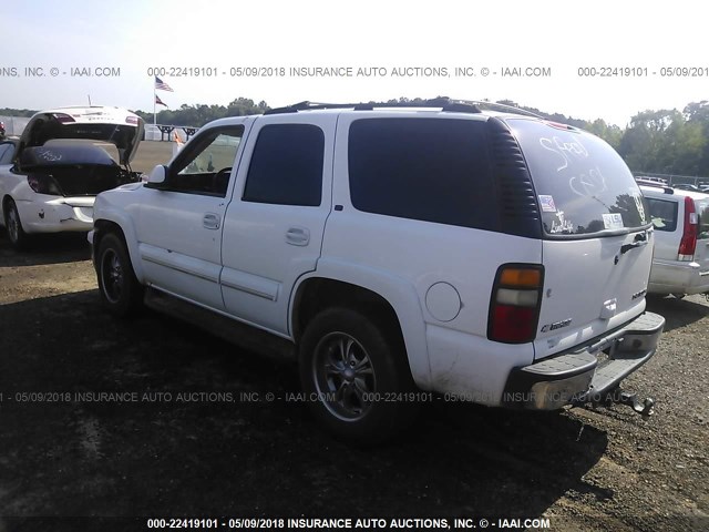 1GNEK13Z84R111484 - 2004 CHEVROLET TAHOE K1500 WHITE photo 3