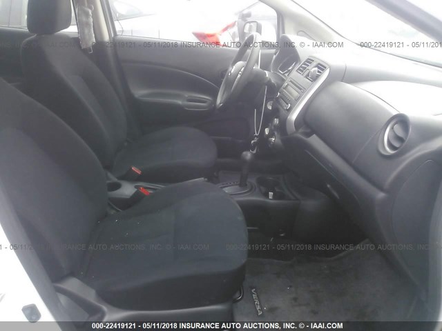 3N1CE2CPXEL383753 - 2014 NISSAN VERSA NOTE S/S PLUS/SV/SL WHITE photo 5