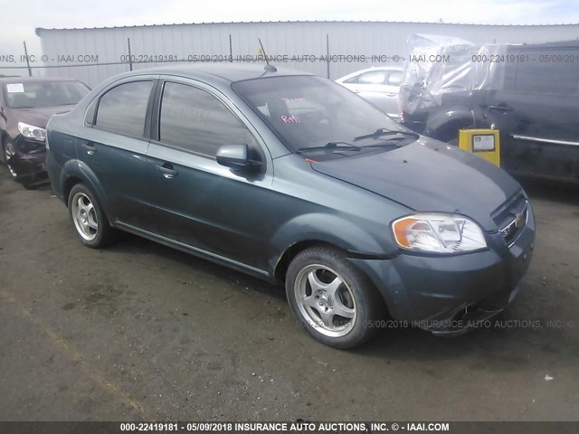 KL1TD5DE3AB124720 - 2010 CHEVROLET AVEO LS/LT 绿色 照片 1