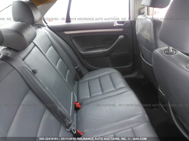 3VWEG71K57M199089 - 2007 VOLKSWAGEN JETTA WOLFSBURG 黑色 照片 8