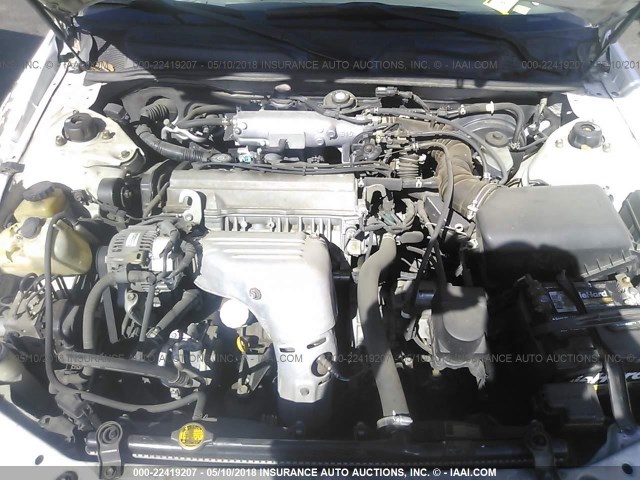 4T1BG22K21U858221 - 2001 TOYOTA CAMRY CE/LE/XLE 白色 照片 10