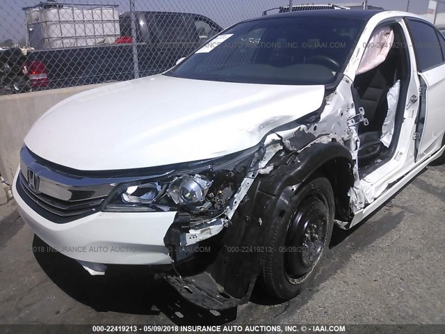 1HGCR2F62GA156122 - 2016 HONDA ACCORD SPORT 白色 照片 6