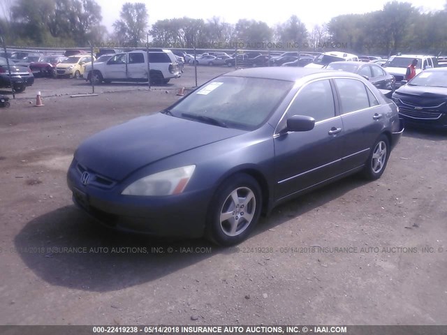 JHMCN36445C010948 - 2005 HONDA ACCORD HYBRID GRAY photo 2