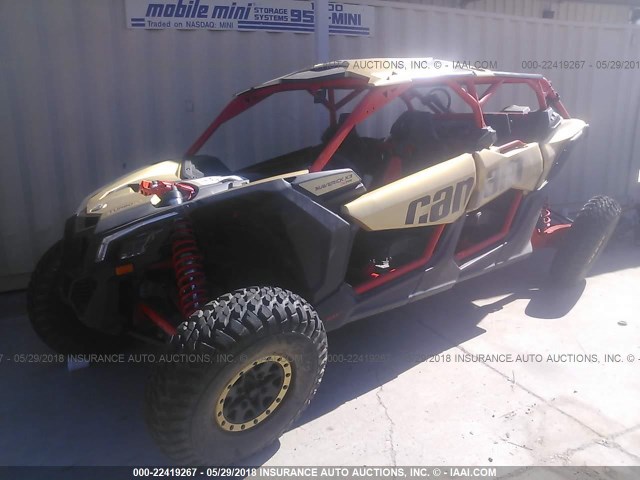 3JBVNAW27HK000235 - 2017 CAN-AM MAVERICK X3 MAX X RS TURBO R GOLD photo 2