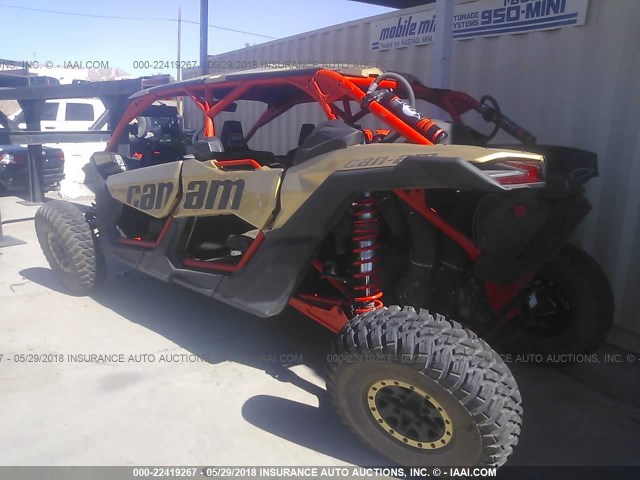 3JBVNAW27HK000235 - 2017 CAN-AM MAVERICK X3 MAX X RS TURBO R GOLD photo 3