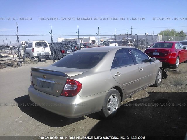 4T1BF32K42U530356 - 2002 TOYOTA CAMRY LE/XLE/SE 银色 照片 4