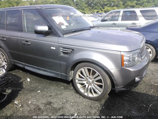 SALSK2D49AA256928 - 2010 LAND ROVER RANGE ROVER SPORT LUX GRAY photo 1