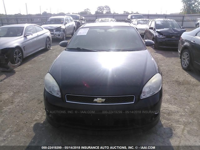 2G1WL16CX69412913 - 2006 CHEVROLET MONTE CARLO SS BLACK photo 6