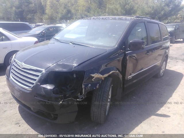 2A4RR5D10AR286916 - 2010 CHRYSLER TOWN & COUNTRY TOURING MAROON photo 2